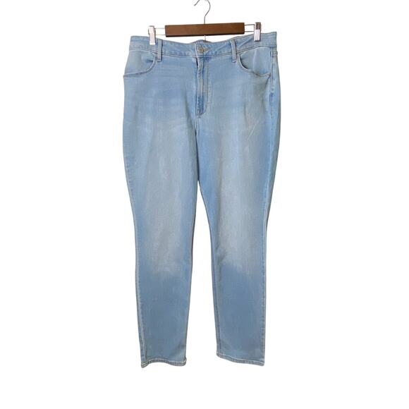 Old Navy Women's Light Blue Wash Wow Straight High-Rise Jeans Size 16 - Picture 3 of 10